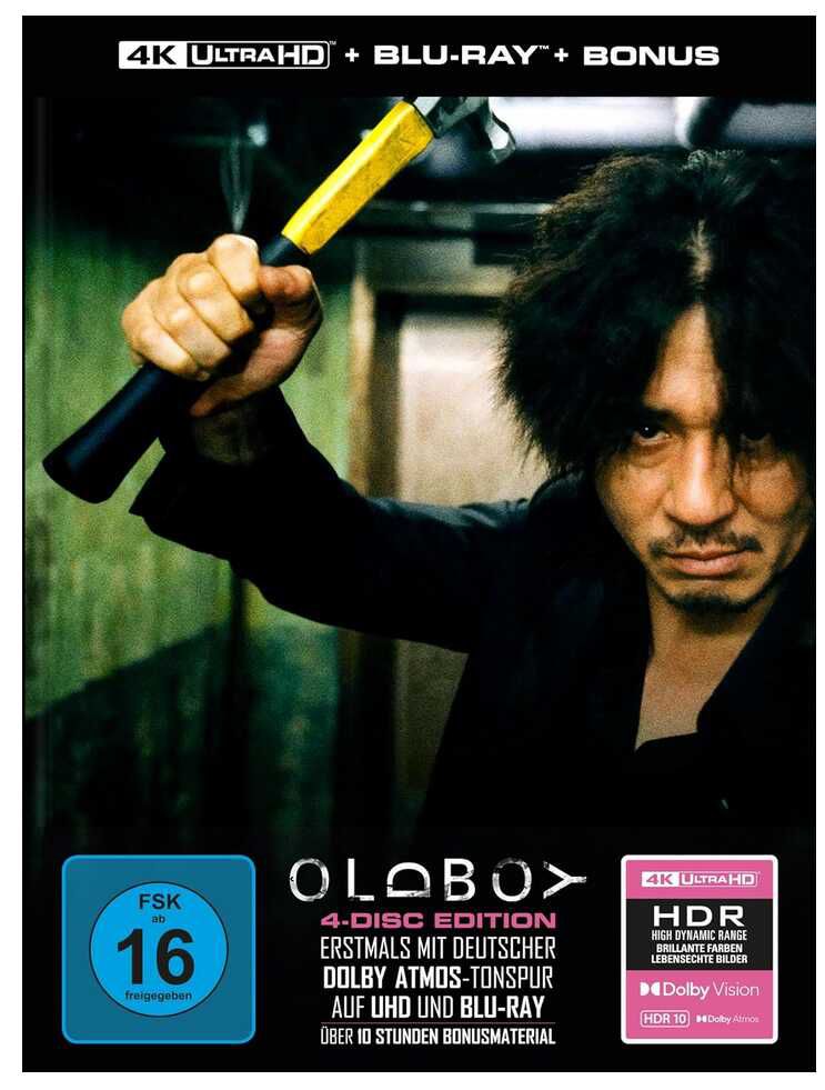 [Prime] Oldboy   Limited Collectors Edition im Mediabook (4K Ultra HD + Blu ray)   23,97€ statt 37,37€