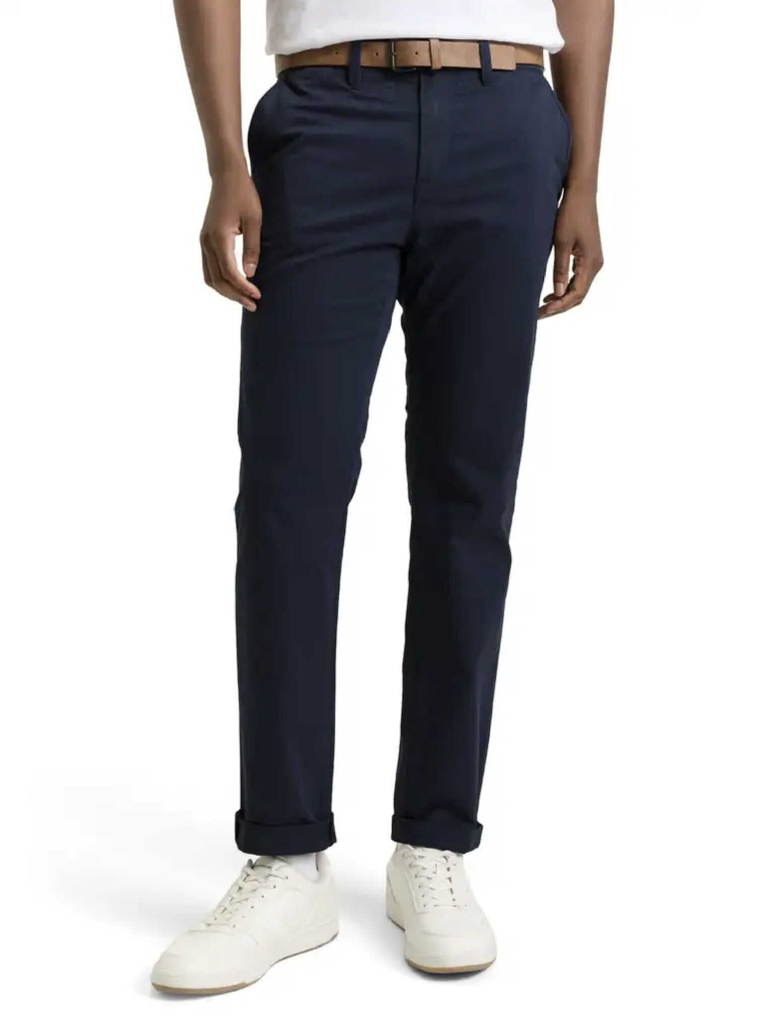 TOM TAILOR Denim Herren Slim Fit Chino Hose mit Gürtel für 34,94€ statt 46,94€ TOM TAILOR Denim Herren Slim Fit Chino Hose mit Gürtel für 34,94€ statt 46,94€