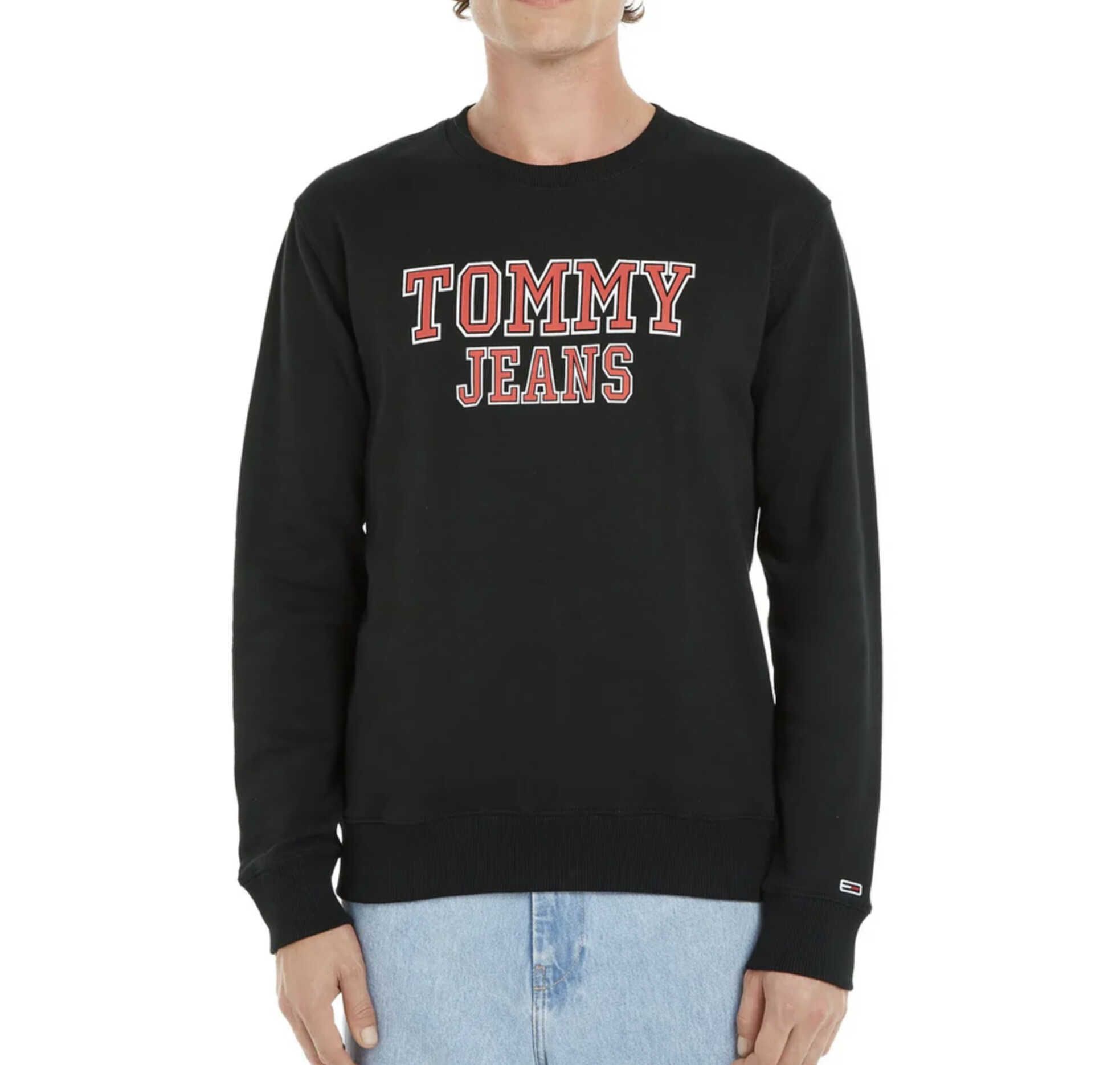 Tommy Jeans Sweatshirt Schwarz (100 % Baumwolle) für 21,98€ statt 59,99€