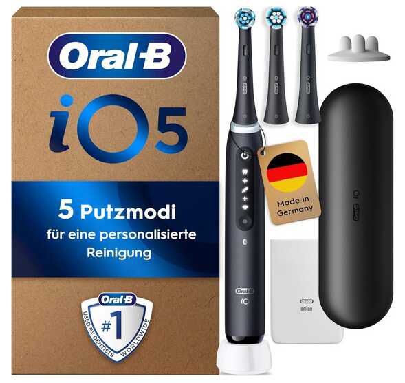 Oral B iO Series 5 Plus Edition Elektrische Zahnbürste   99,99€ statt 126,49€