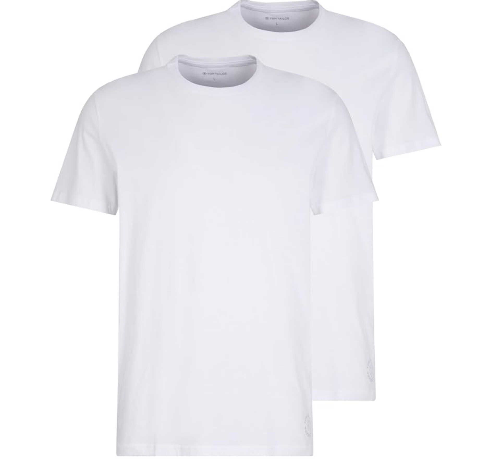 2x TOM TAILOR Herren Crewneck T Shirt für 8,94€ statt 19€