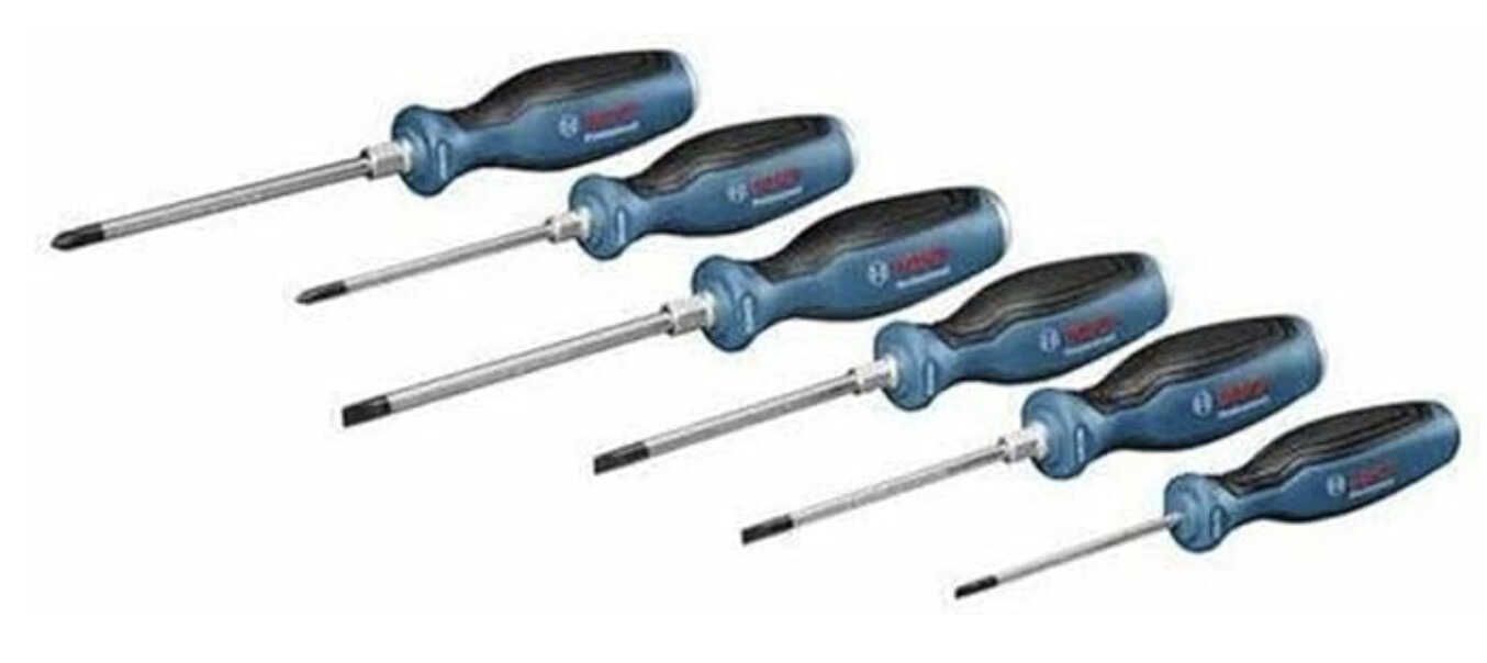 Bosch Professional Schraubendreher Set 6 tlg. für 22,97€ statt 34,04€