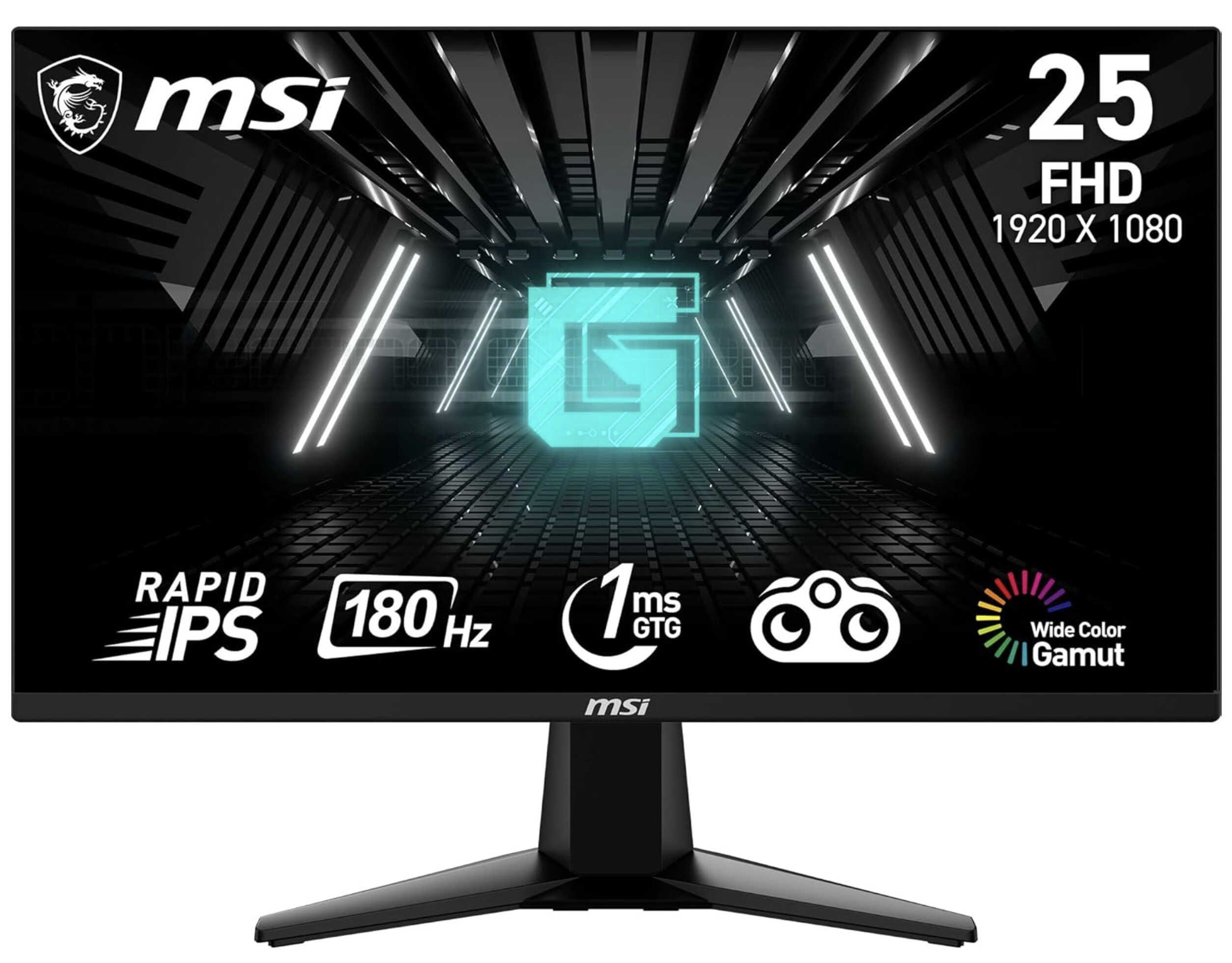 MSI G255F 24,5 Zoll FHD Gaming Monitor für 76,49€ statt 89€