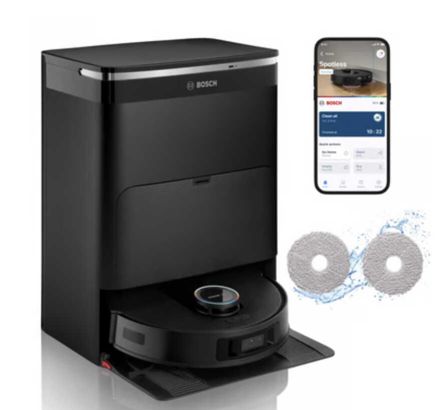 Bosch BCRDW3BX Saugroboter mit Wischfunktion 635,99€ statt 772,34€