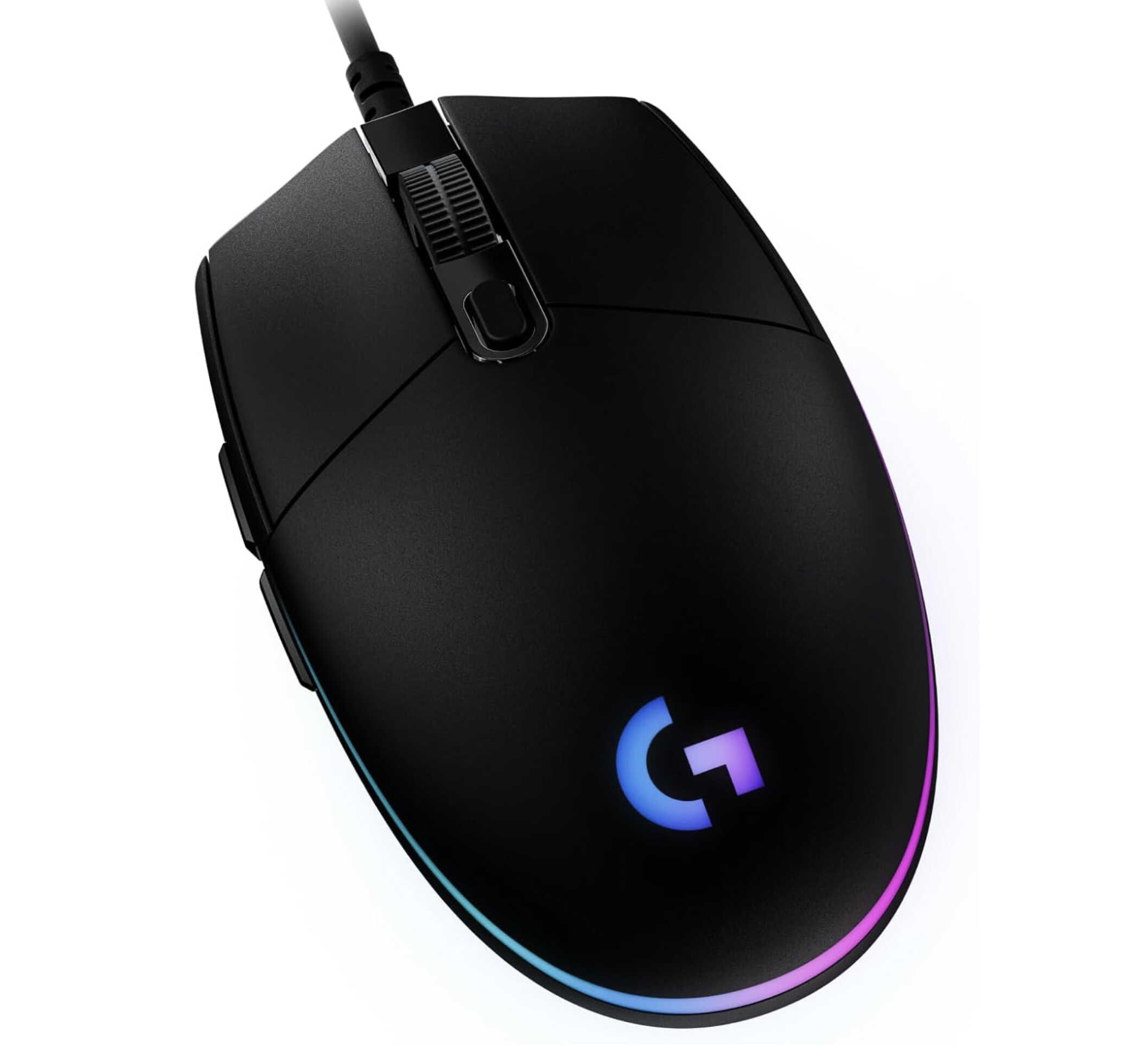 Logitech G203 Gaming Maus mit anpassbarer LIGHTSYNC RGB Beleuchtung für 16,99€ statt 21,48€