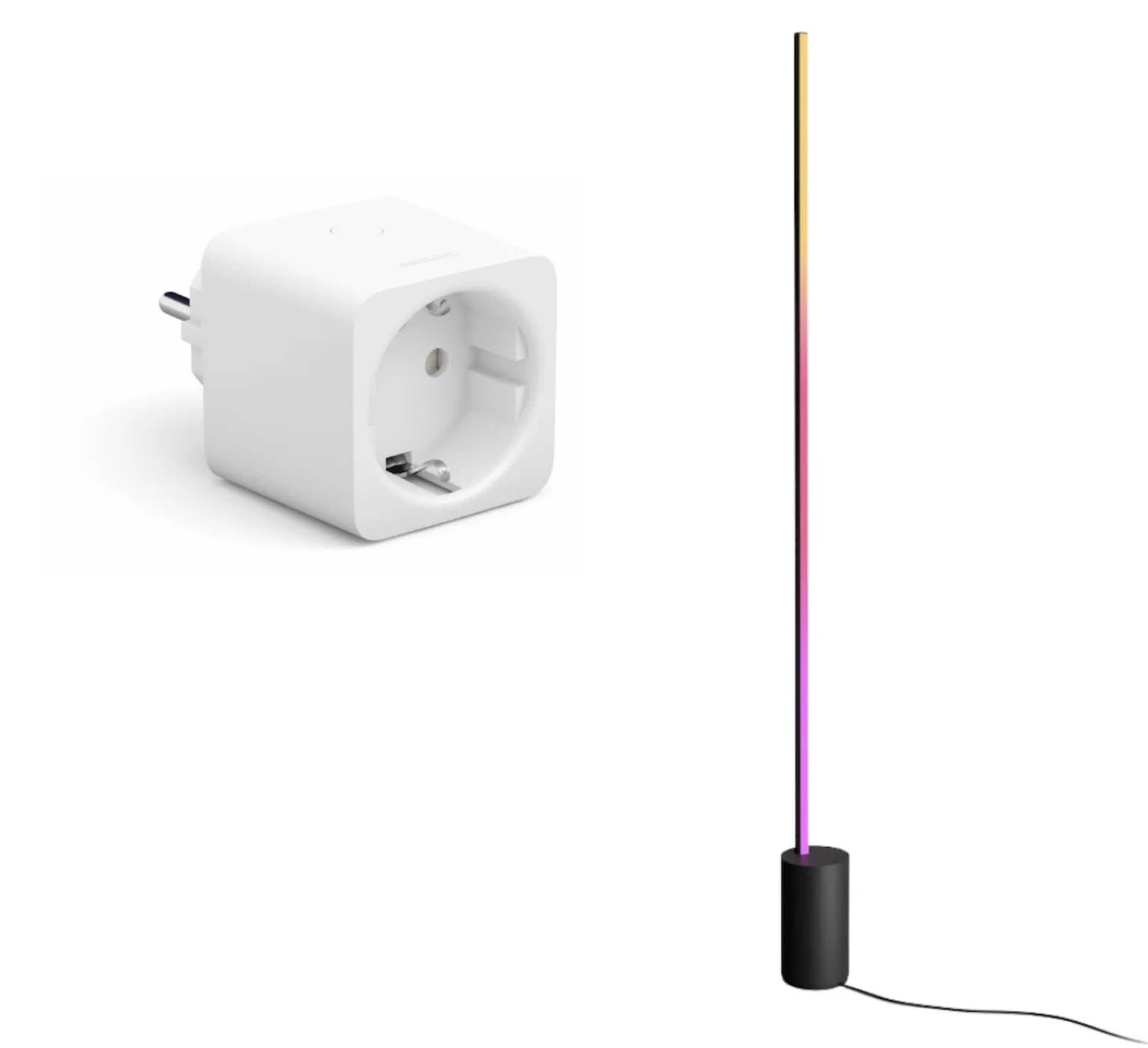 Philips Hue Gradient Signe Stehleuchte schwarz + Smart Plug für 191,99€ statt 263,97€