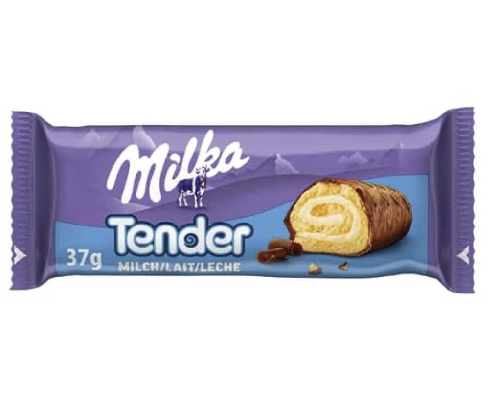 21x Milka Tender Milch Biskuit Rolle mit feiner Milchcrème Füllung für 8,29€ statt 11,99€