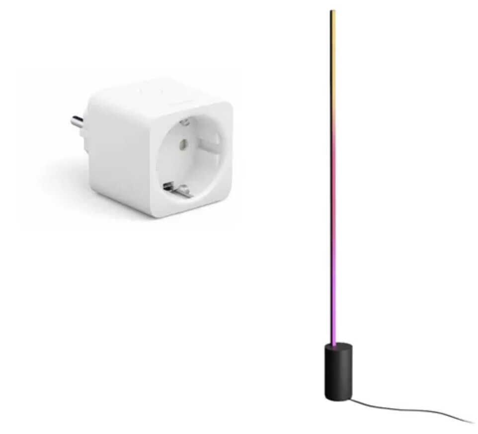 Philips Hue Gradient Signe Stehleuchte schwarz + Smart Plug für 191,99€ statt 230,95€