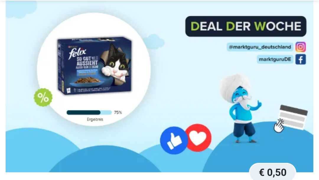 Felix Katzenfutter € 0,50 Cashback