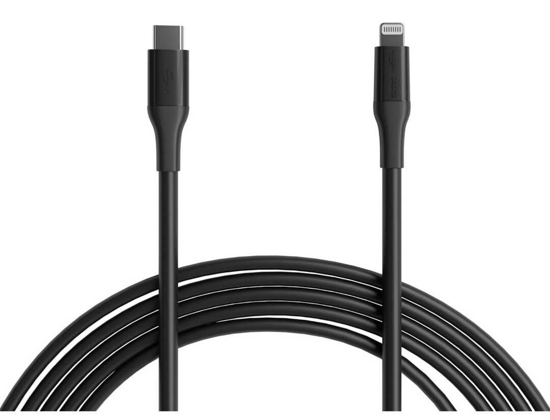 Amazon Basics USB 2.0 Typ C auf Lightning Kabel (MFi zertifiziert), 3 m, Schwarz 8,33€ statt  9,50€