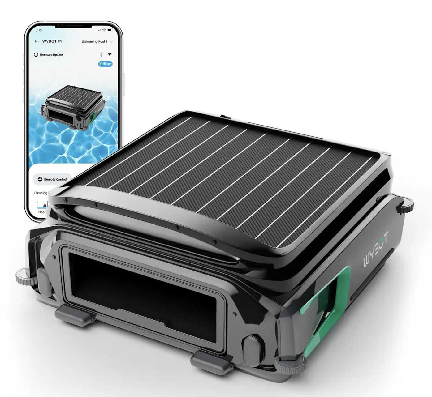 WYBOT F1 Pool Skimmer Solarbetriebener Roboterreiniger für 334,99€ (statt 359€)
