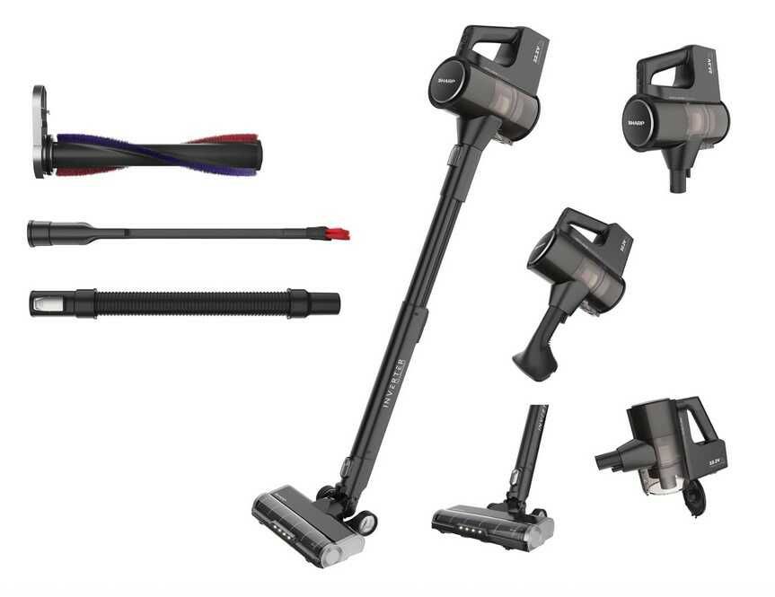 Sharp SA VP4221BS Akku Stielstaubsauger (300 Watt / bis zu 65 Min. Laufzeit) für 112,45€ statt 129€