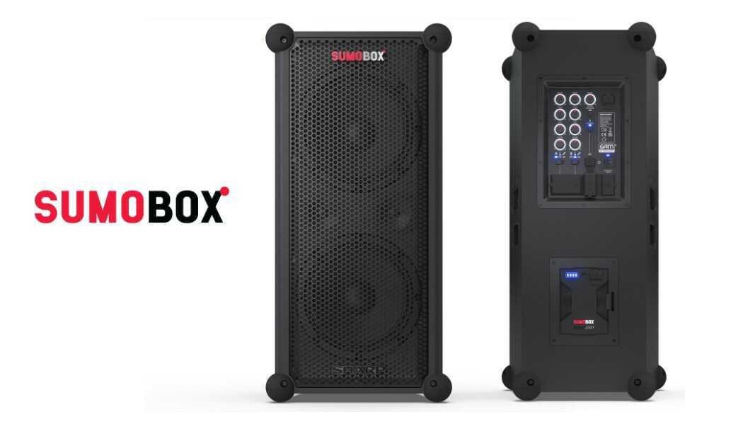 SHARP SumoBox CP LS100 Party Lautsprecher (120 W RMS / 105 dB) für 92,95€ statt 159,90€