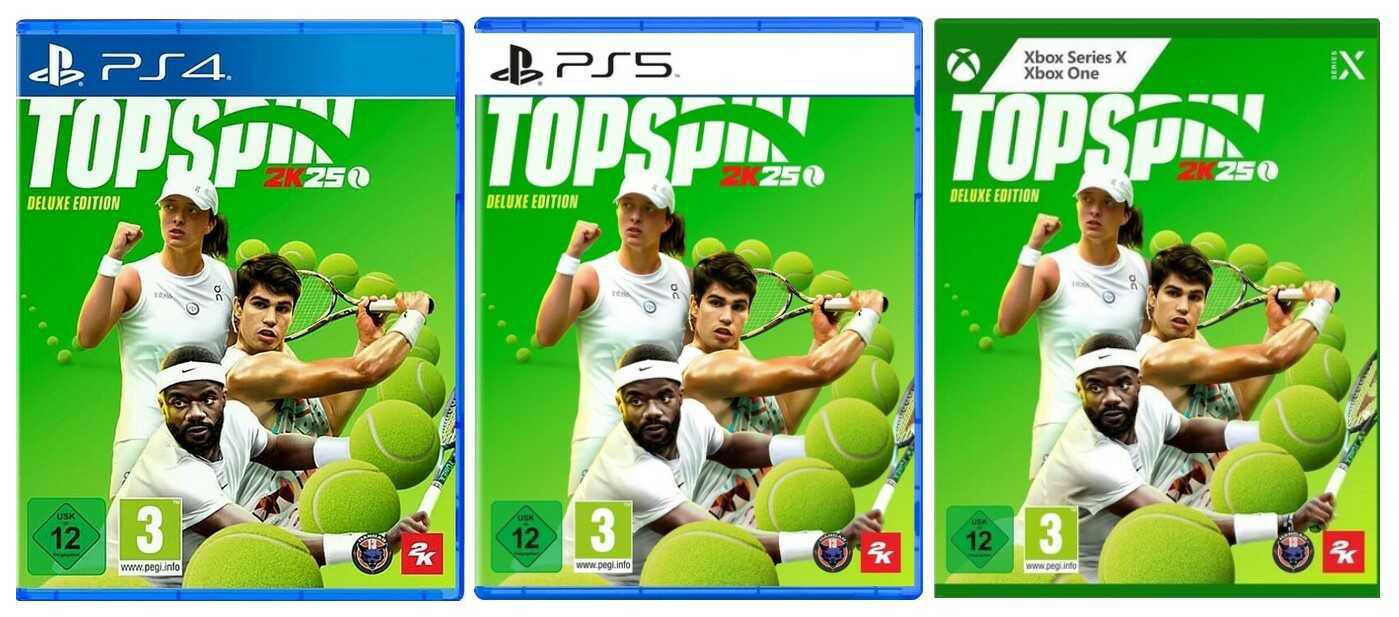TopSpin 2K25   Deluxe Edition für PS4, PS5 und Xbox Series X/Xbox One jeweils 69,85€ statt 81,90€