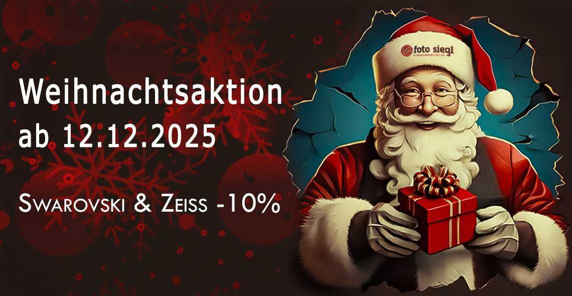 10% Weihnachtsaktion für ZEISS und Swarovski bei Foto Siegl