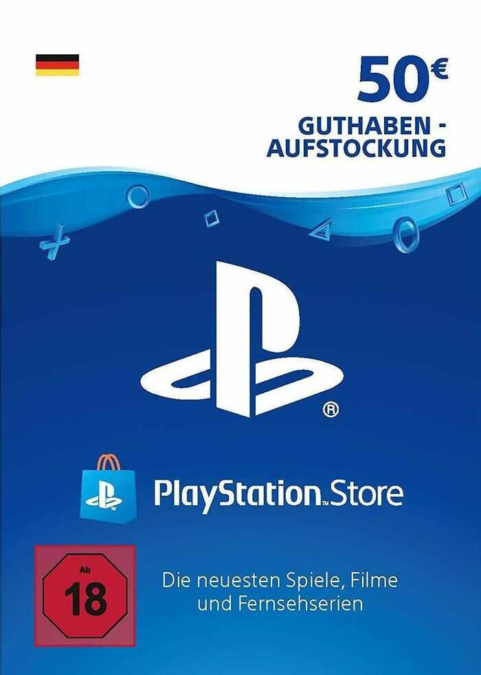 PSN Guthaben Karte 50 EUR (DE) PSN key DEUTSCHLAND für 40,99€ 