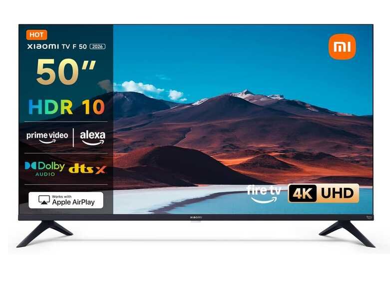 Xiaomi TV F 50, 50 Zoll (127 cm), 4K UHD, Smart TV   299€ statt 359€