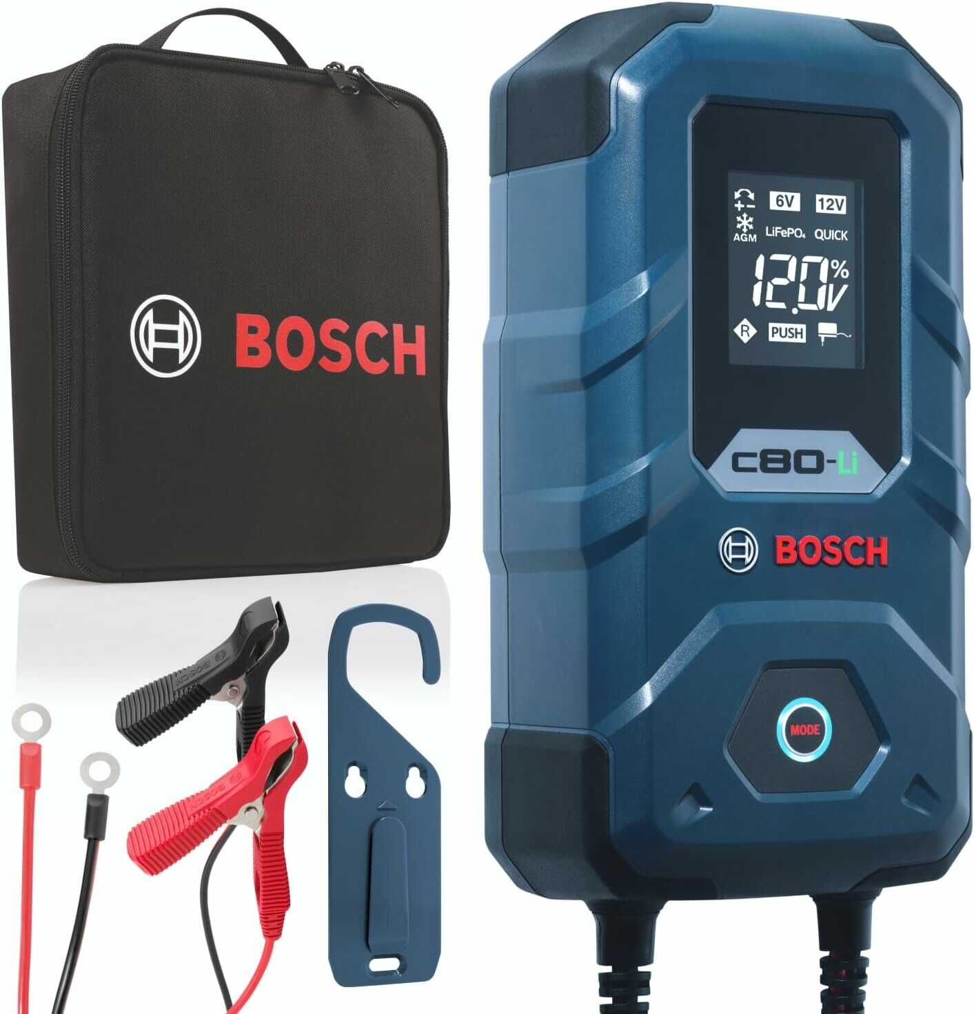 Bosch C80-Li 0189921080 Autobatterie Ladegerät 6V 12V AGM Lithium 15A für 109,99€ statt 126,81€ Bosch C80 Li 0189921080 Autobatterie Ladegerät 6V 12V AGM Lithium 15A für 109,99€ statt 126,81€