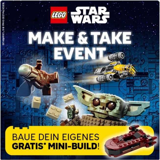 [Smyths Toys] Gratis LEGO Star Wars Mini Set vor Ort bauen und mitnehmen
