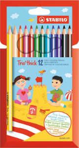 STABILO Dreikant-Buntstift - Trio dick - 12er Pack für 5,39€ statt 9,14€ STABILO Dreikant Buntstift Trio dick 12er Pack für 5,39€ statt 9,14€