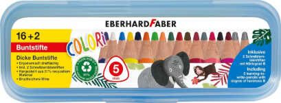 EBERHARD FABER 511429   Buntstifte Colori 16+2 Set für 7,61€ statt 12,90€