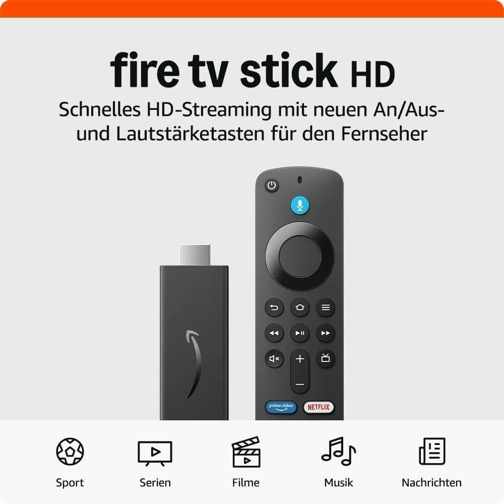 Amazon Fire TV Stick HD (Neueste Generation) 24,99€ statt 27,95€ Amazon Fire TV Stick HD (Neueste Generation) 24,99€ statt 27,95€