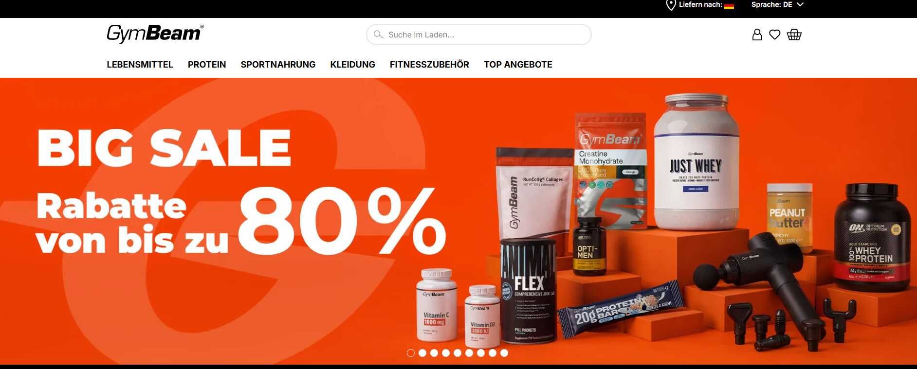 Bis zu 80% Sale bei Gymbeam. 5% extra mit dem Code Black5 Bis zu 80% Sale bei Gymbeam. 5% extra mit dem Code Black5