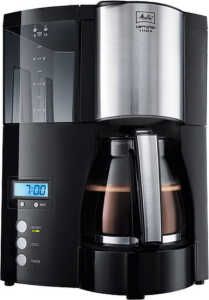 Melitta Optima Timer Filterkaffeemaschine mit Glaskanne, schwarz-Edelstahl für 59,99€ statt 70,48€ Melitta Optima Timer Filterkaffeemaschine mit Glaskanne, schwarz Edelstahl für 59,99€ statt 70,48€