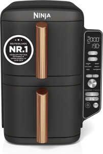 Ninja SL400EU Double Stack Heißluftfritteuse XL Schwarz/Kupfer für 149,99€ statt 199,04€ Ninja SL400EU Double Stack Heißluftfritteuse XL Schwarz/Kupfer für 149,99€ statt 199,04€
