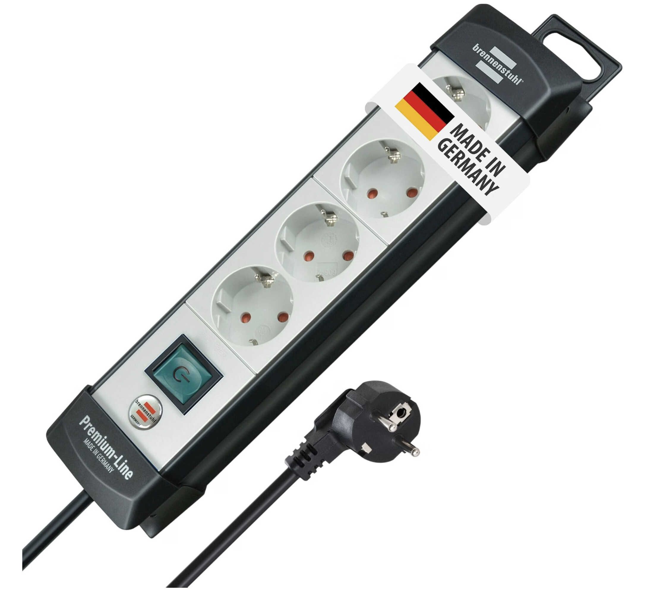 Brennenstuhl Premium-Line Steckdosenleiste 4-Fach, 5m ab 9,49€ statt 18,85€ Brennenstuhl Premium Line Steckdosenleiste 4 Fach, 5m ab 9,49€ statt 18,85€