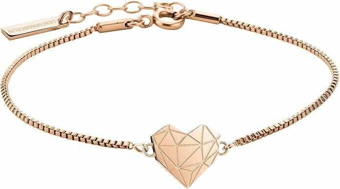 Liebeskind Berlin Damen Armband Roségold mit Herz Anhänger – Das perfekte Geschenk (Prime)