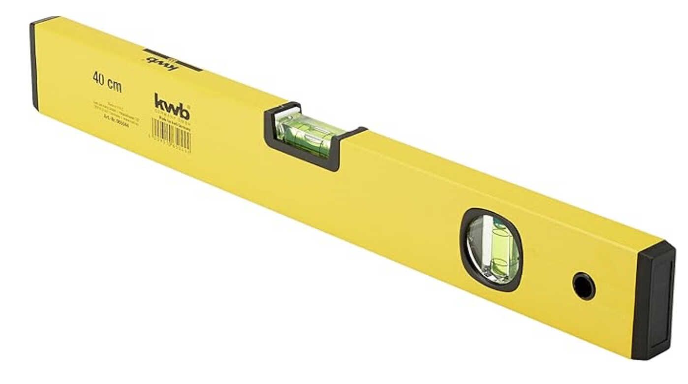 kwb Aluminium-Wasserwaage 40 cm, 0,5 mm/m Genauigkeit für 4,68€ statt 8,99€ kwb Aluminium Wasserwaage 40 cm, 0,5 mm/m Genauigkeit für 4,68€ statt 8,99€