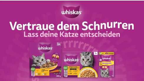 Whiskas Katzennahrung € 5,00 Cashback Whiskas Katzennahrung € 5,00 Cashback