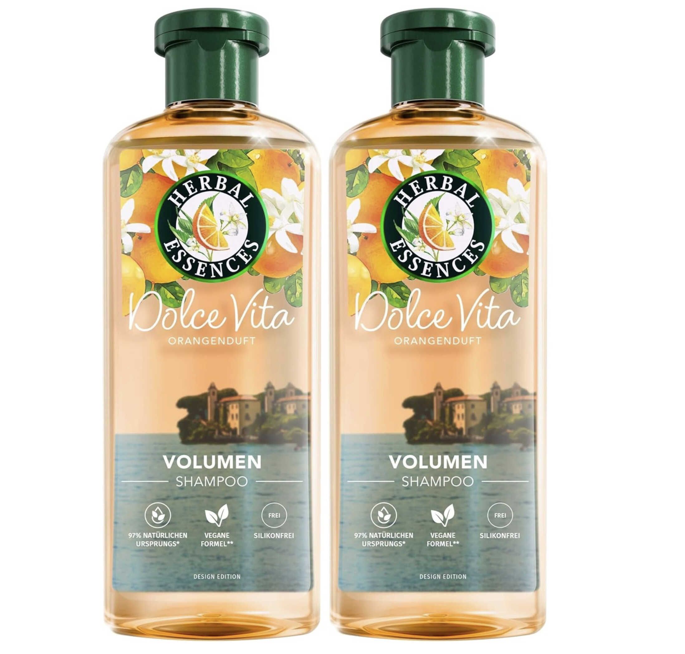 2x Herbal Essences Volumen Shampoo mit Orangenduft 350ml für 3,80€ statt 7,98€