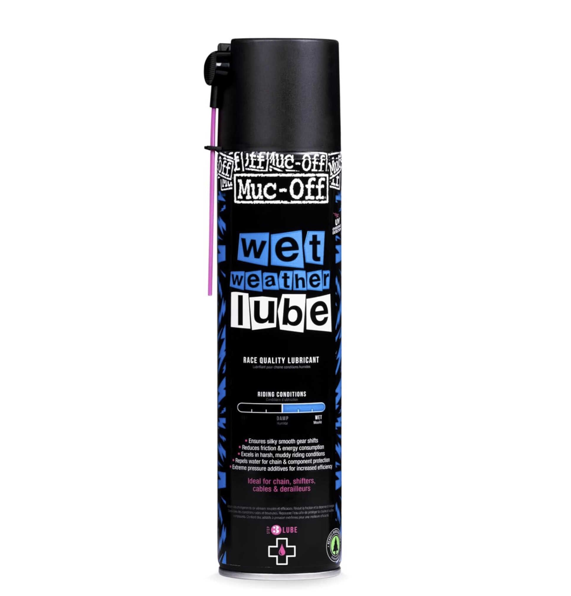 Muc-Off Wet Weather Lube Fahrrad Kettenspray für Nasses Wetter für 9,13€ statt 15,81€ Muc Off Wet Weather Lube Fahrrad Kettenspray für Nasses Wetter für 9,13€ statt 15,81€