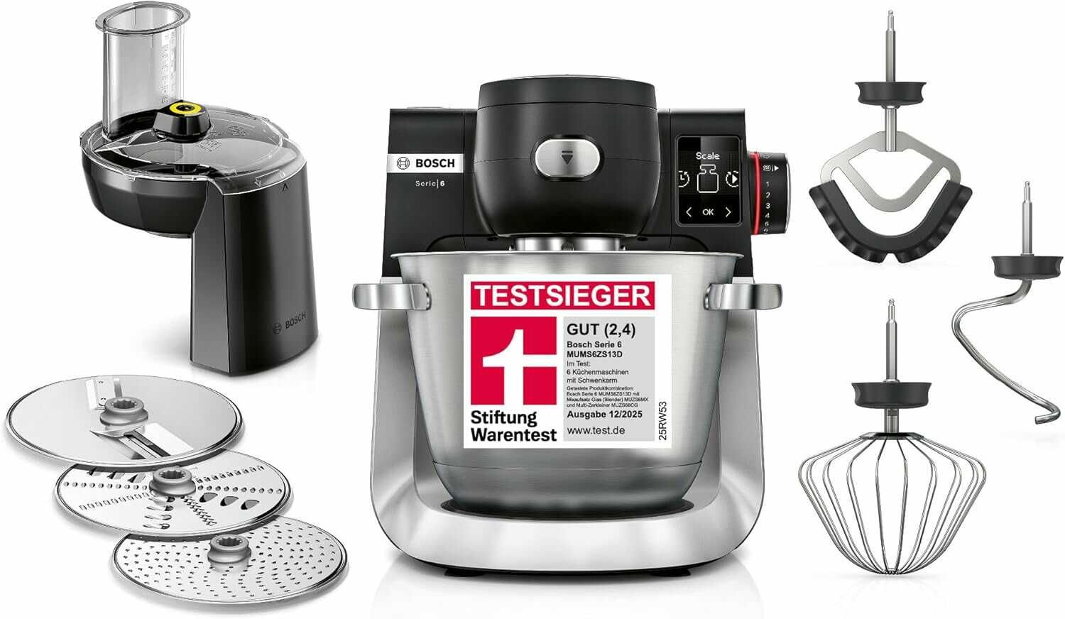 Bosch MUMS6ZS13D 5.5 l Küchenmaschine Jet black matt (1600 Watt) / NEU & OVP für 450,26€ (statt 469,00€) Bosch MUMS6ZS13D 5.5 l Küchenmaschine Jet black matt (1600 Watt) / NEU & OVP für 450,26€ (statt 469,00€)