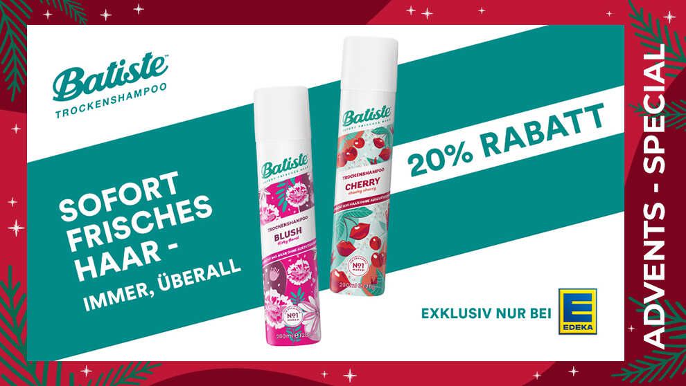 20% Cashback Batiste