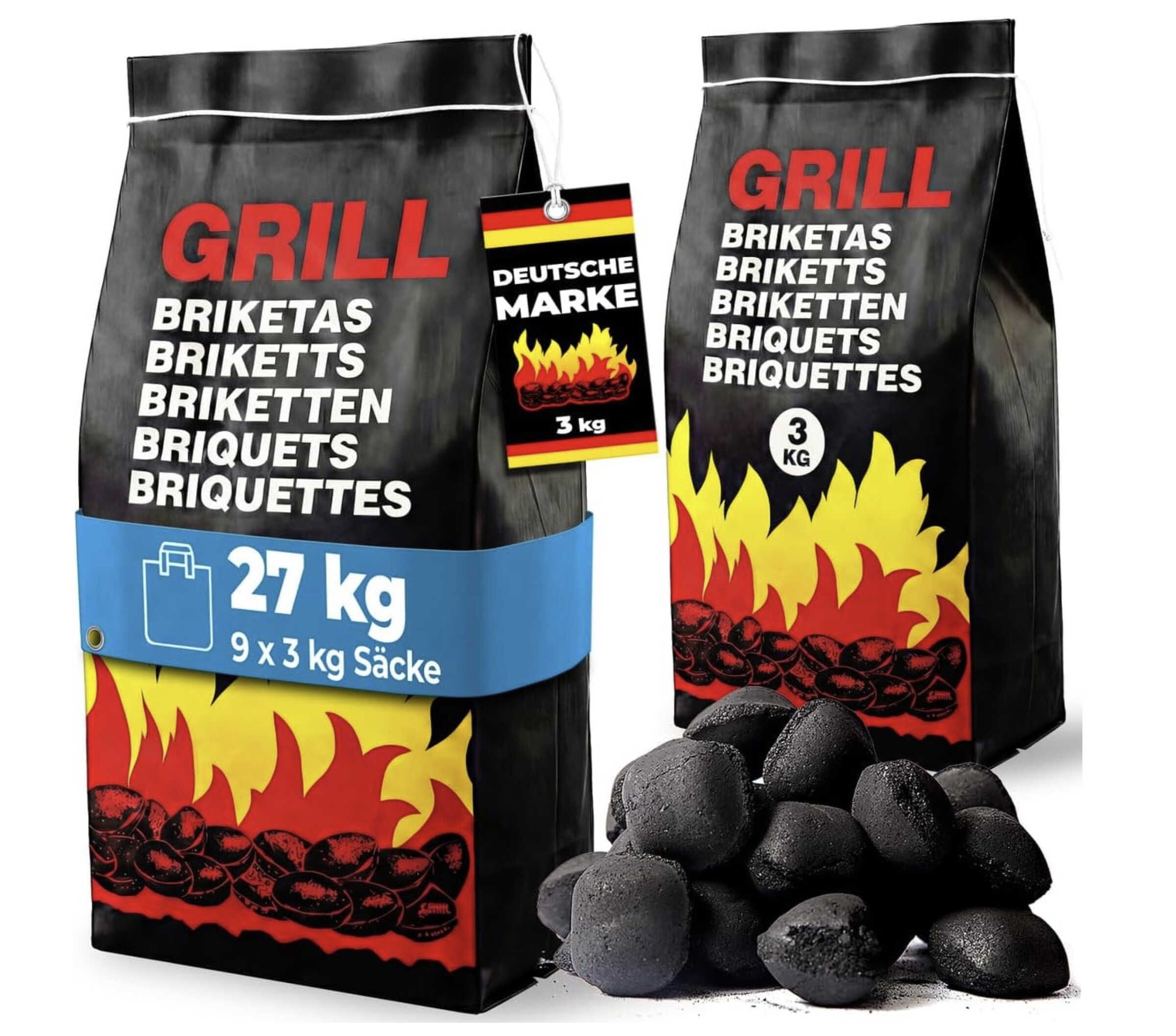 27 kg Deuba Grillbriketts für 33,95€ statt 39,99€ 27 kg Deuba Grillbriketts für 33,95€ statt 39,99€