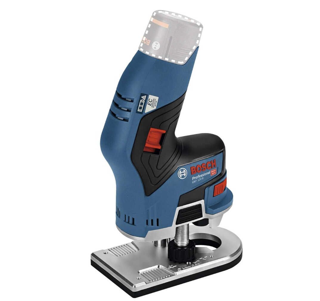 Bosch Professional 12V System Akku Kantenfräse GKF 12V 8 (Solo) für 124,99€ statt 139,99€
