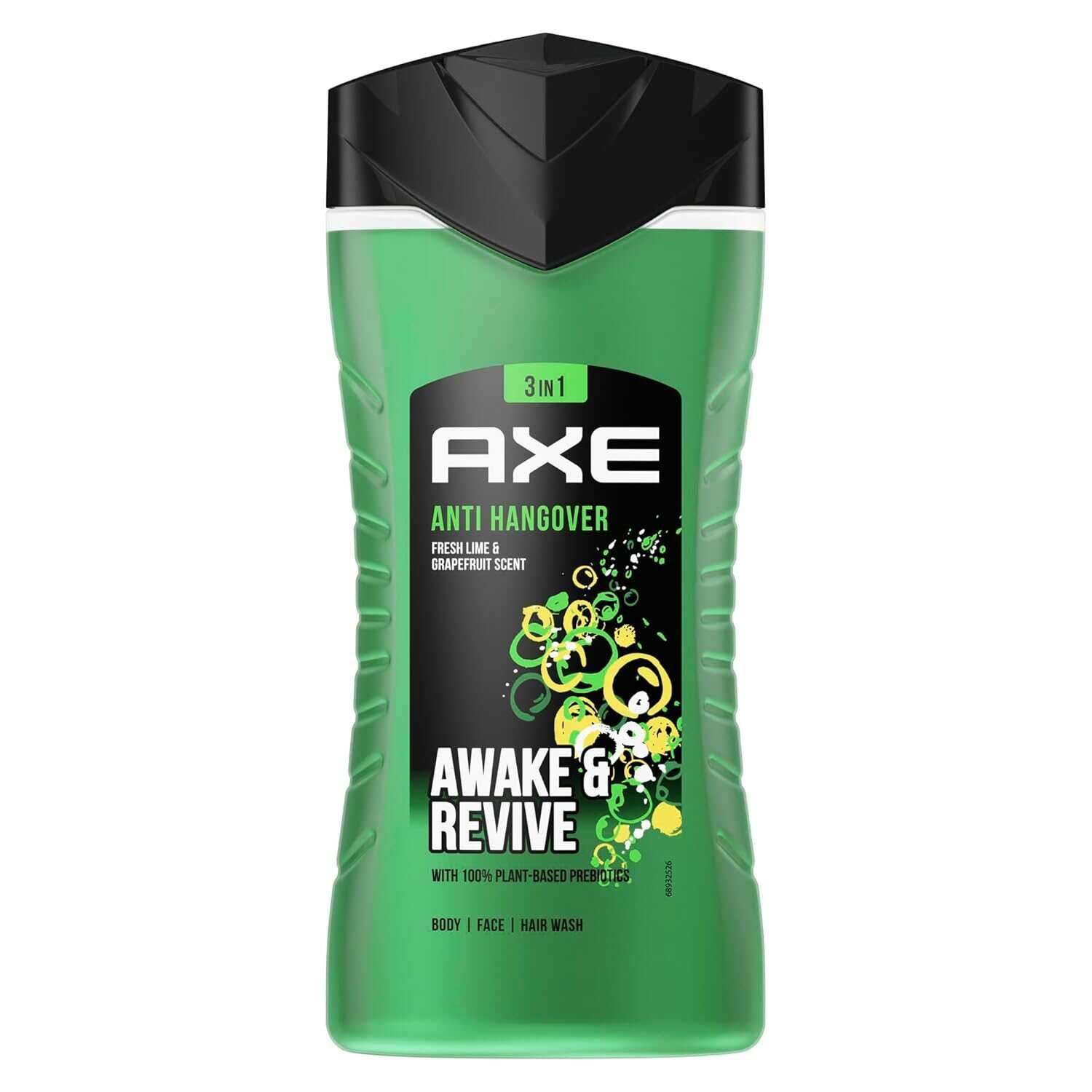 Axe Duschgel Anti Hangover 3in1 Awake & Revive Fresh Lime & Grapefruit Duft  1,97€ statt 2,55€