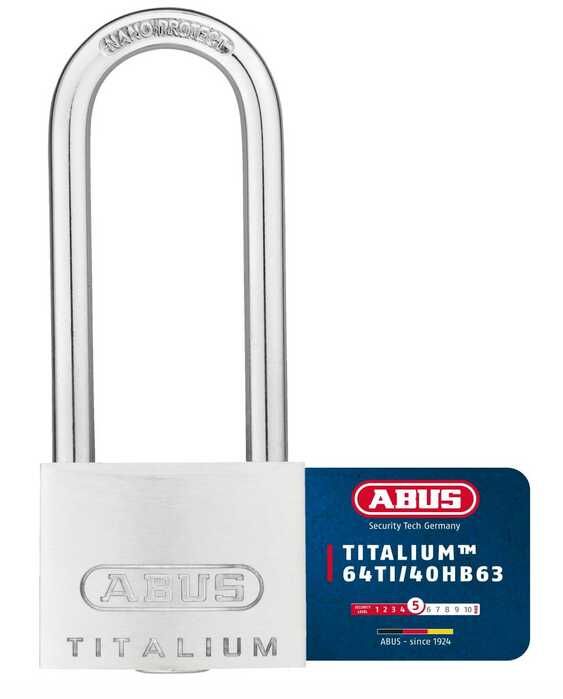 [Prime] ABUS Vorhängeschloss Titalium 64TI/40HB63   9,99€ statt 12,85€
