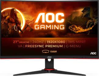 AOC C27G4ZXE Gaming Monitor, 27 Zoll, 280 Hz für 145,89€ statt 164€