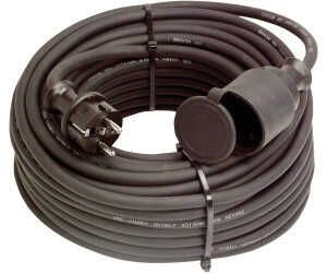 as   Schwabe Gummi Verlängerungsleitung, 10 m H05RR F 3G1,5 Kabel  für 11,99€ PVG 22,73€
