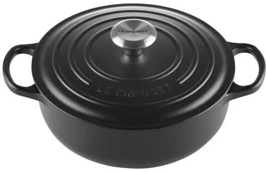 LE CREUSET Sauteuse 24 cm Schwarz SIGNATURE 111€ statt  169,90€