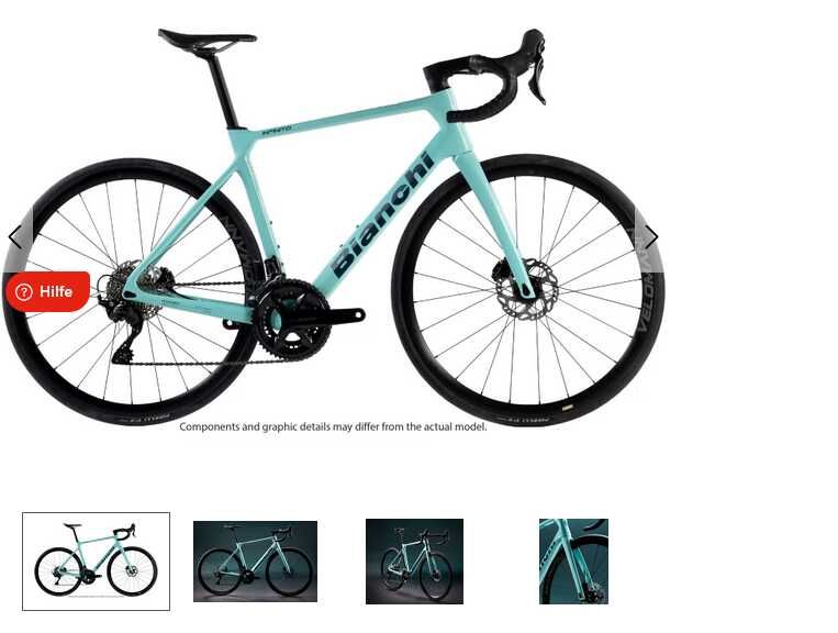 Bianchi Infinito Shimano 105 Di2 Celeste 2.338,99€ statt 3.284,49€