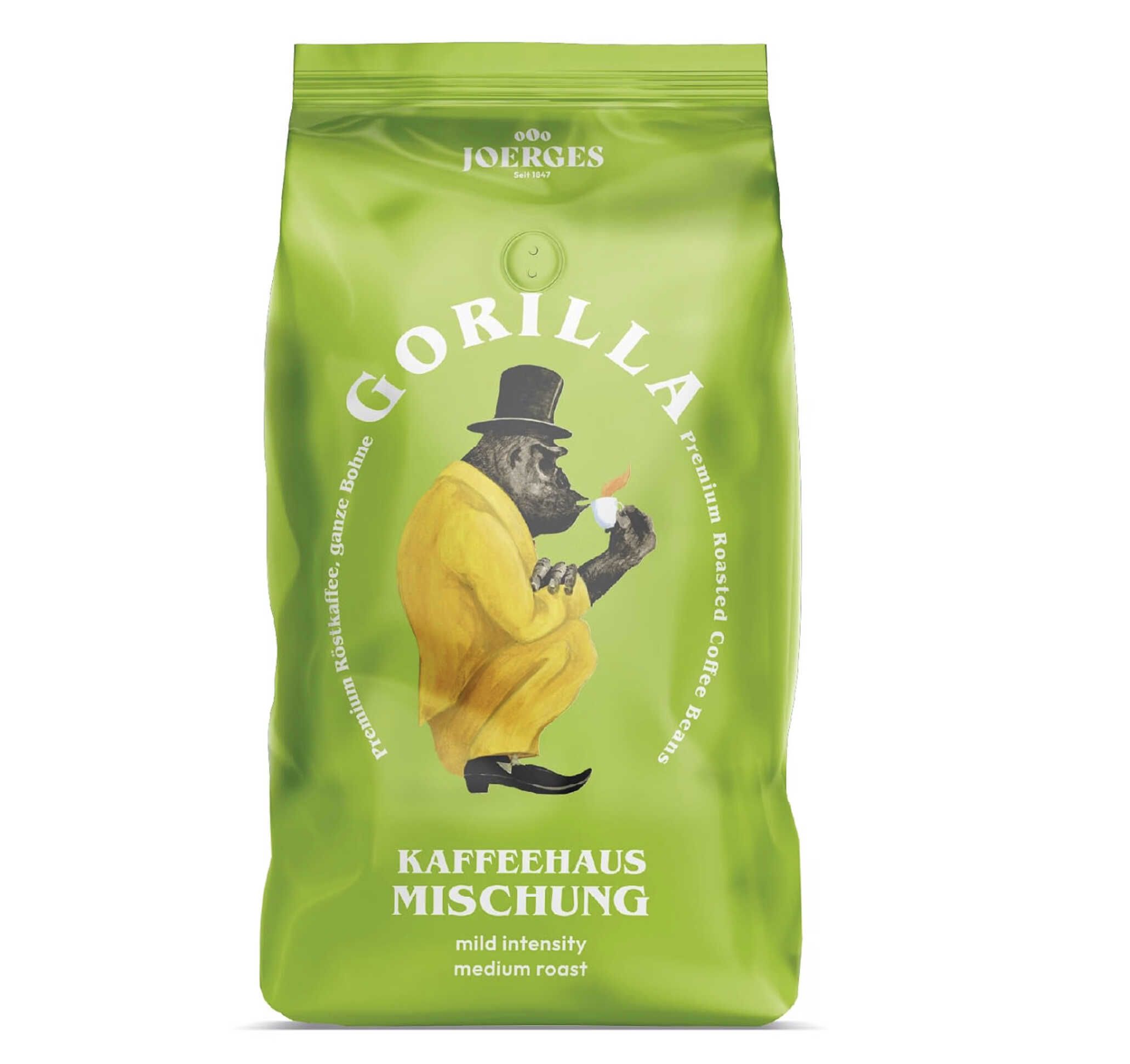 Joerges Gorilla Kaffeehaus Mischung, 1 kg für 15,99€ statt 22,32€