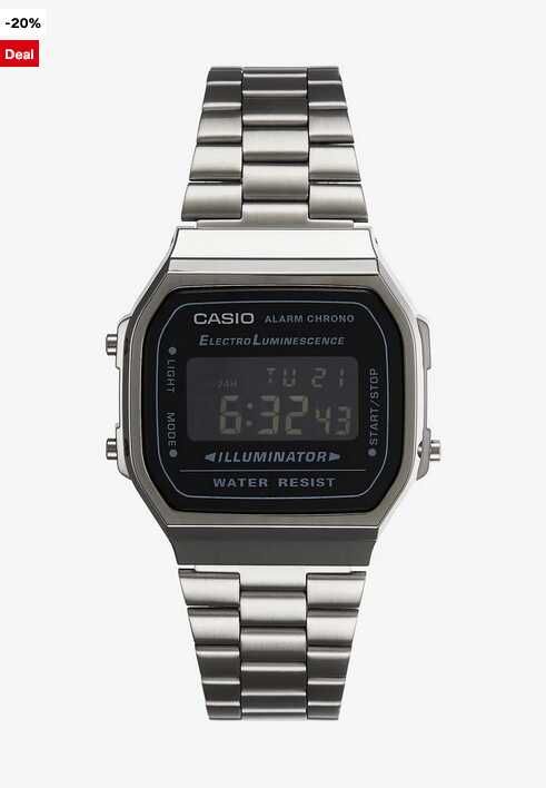 Casio A168WEGG-1BEF Vintage Iconic Digital oder B640WB-1BEF je 43,16€ Casio A168WEGG 1BEF Vintage Iconic Digital oder B640WB 1BEF je 43,16€