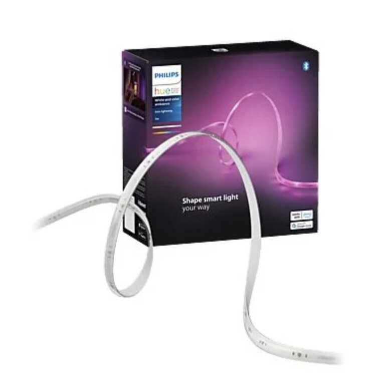 PHILIPS Hue Lightstrip Solo 5 m Smarter Lightstrip Kalt Warmweiß und Farbe ab 36€ statt 45€