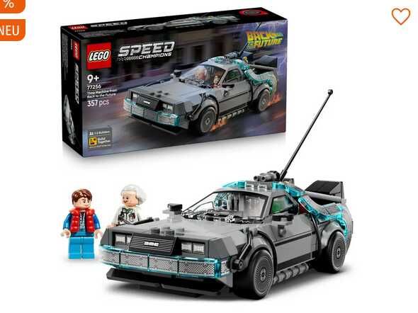 [Müller Abholung] LEGO Speed Champions 77256 Zeitmaschine aus Zurück in die Zukunft 19,99€ statt 27,94€