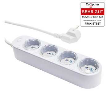 Shelly Powerstrip 4 Gen4 Smart Home Steckdose  38,80€ statt 43,89€